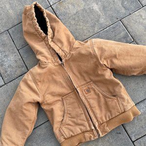 Carhartt Kids Tan Hooded Jacket